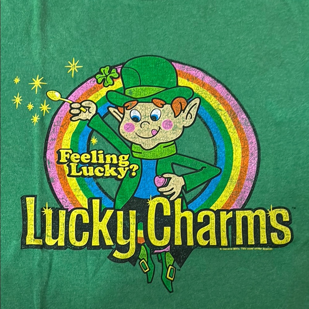 Lucky Charms Green Graphic Tee